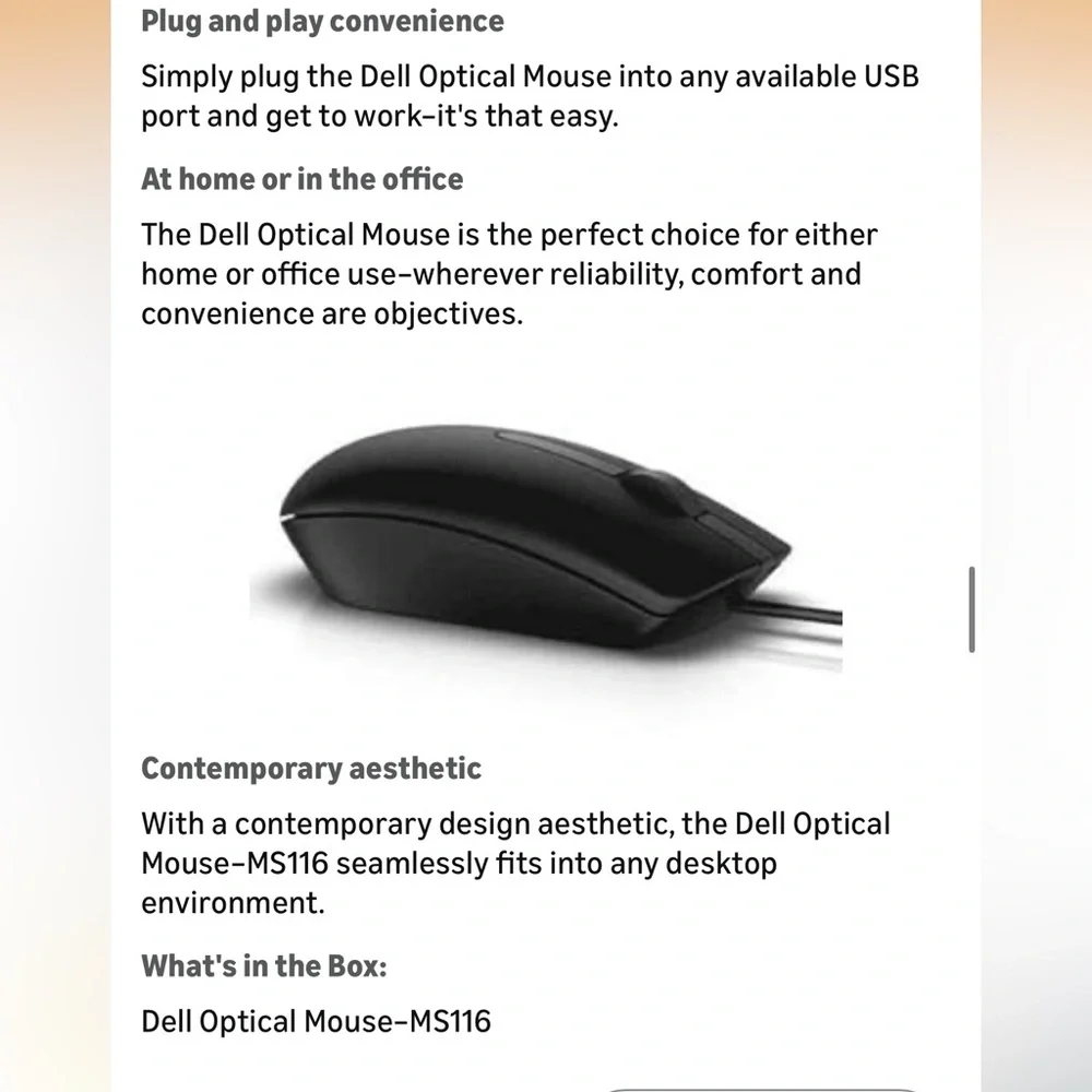 Dell sleek black